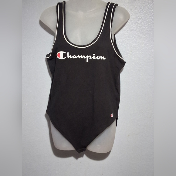 Champion Black Bodysuit with Racerback Design - Picture 1 of 6